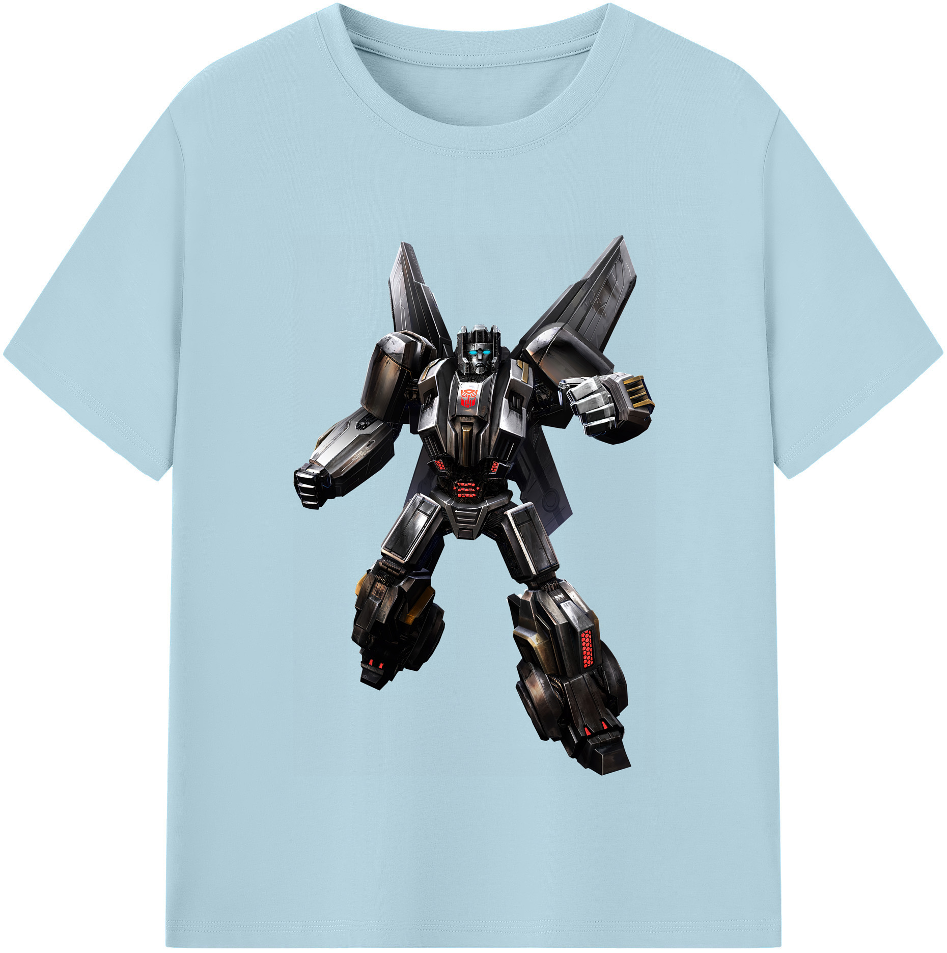 （画像用） Transformers トランスフォーマー 綿100％半袖Tシャツ（フロントプリント）